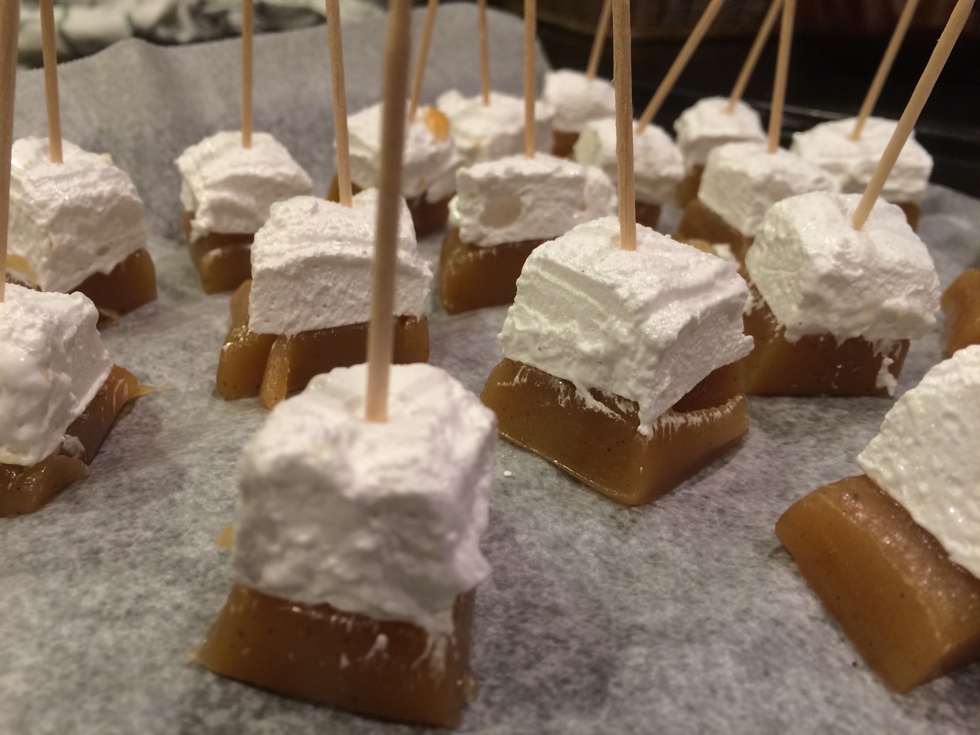 Scotch Mallows ready for chocolate
